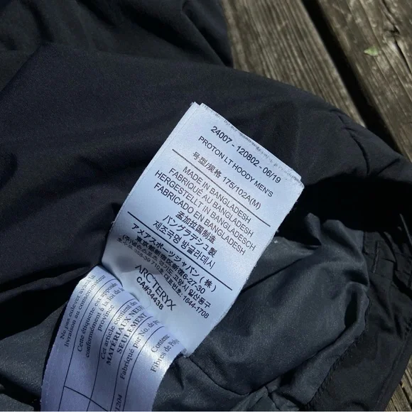 Arc’teryx Proton Lightweight Hoody Jacket - Picture 8 of 12